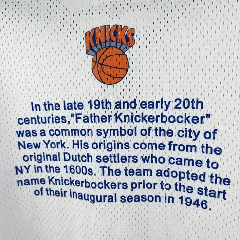 NBA Jersey New York Knicks Mitchell & Ness Hardwood Classics Vintage - 1946