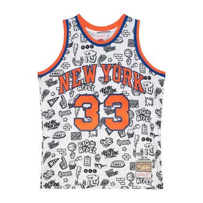 NBA Jersey New York Knicks Mitchell & Ness Grey - 1991/92