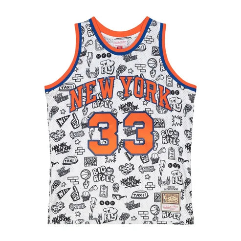 NBA Jersey New York Knicks Mitchell & Ness Grey - 1991/92